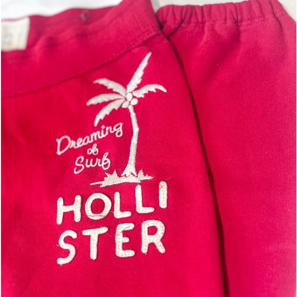 Hollister Red Jogger Sweatpants - Picture 2 of 7
